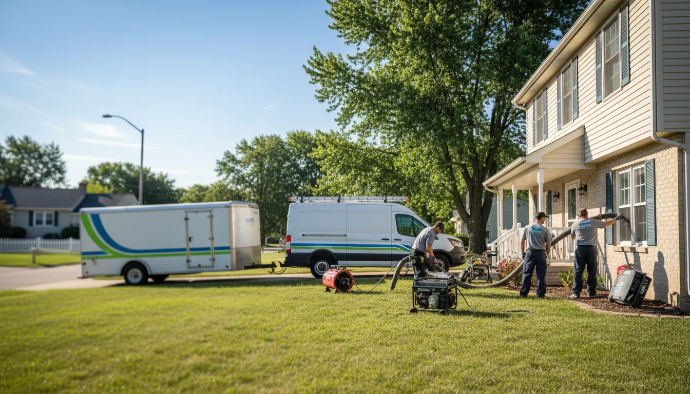 Flooded Basement Restoration And Cleanup With Repair in Teutopolis, IL near me